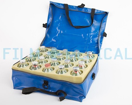 Vials in Carrying Case